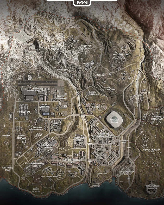 Call of Duty: Warzone Map