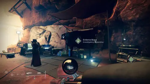 Destiny 2 Altar of Reflection: The Investigation Board