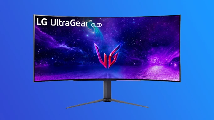 LG - UltraGear 45” OLED Curved WQHD Gaming Monitor, which has a deal on for Black Friday
