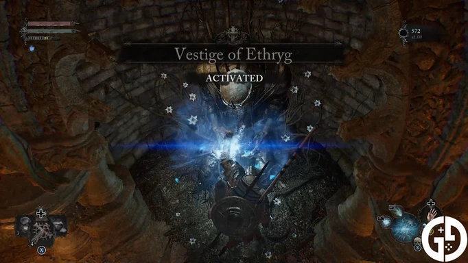Vestige of Ethryg being activated in Lords of the Fallen