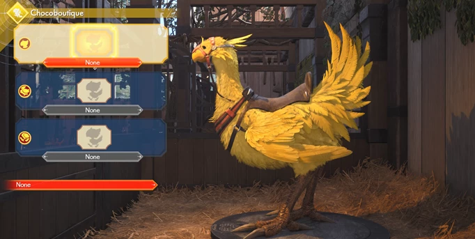 Chocoboutique screenshot from Final Fantasy 7 Rebirth