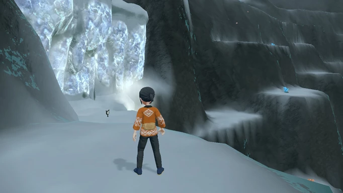 Pokemon Legends Arceus Unown Locations: Y Unown on Icebound Falls
