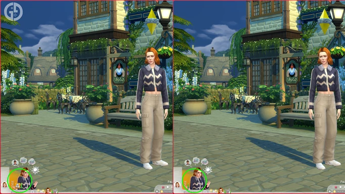Image showing the UI panel mod in The Sims 4, one of the best to download