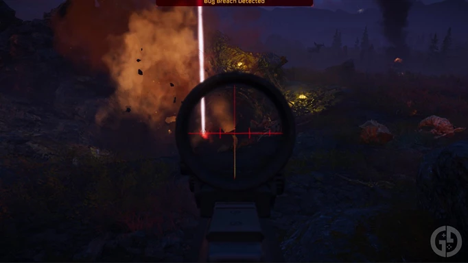 first-person ADS in Helldivers 2