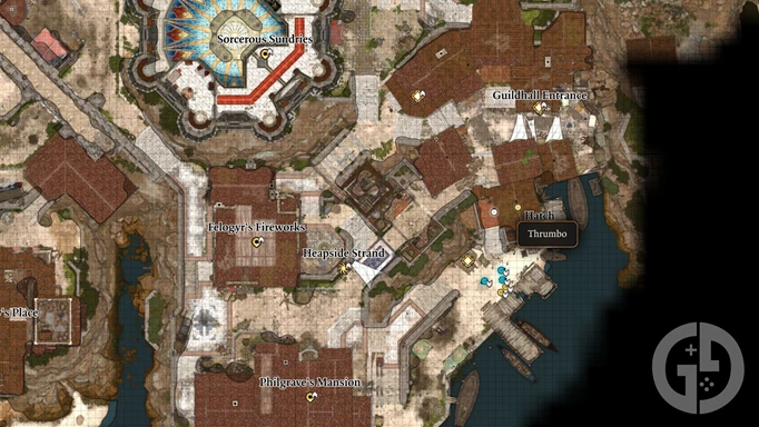Baldur's Gate 3 map