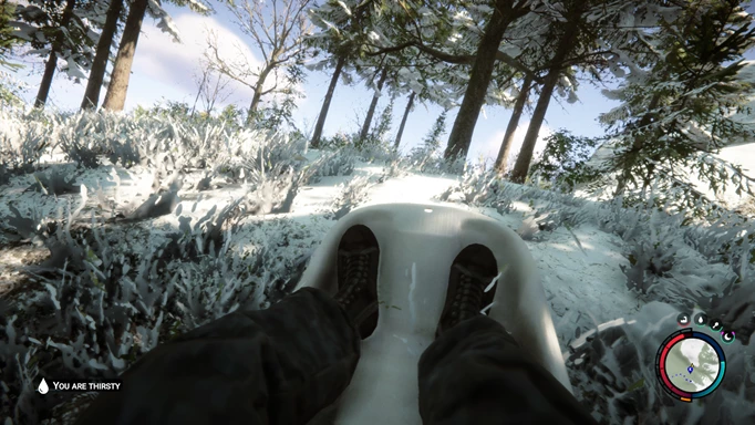 Sons Of The Forest: How To Use A Sled