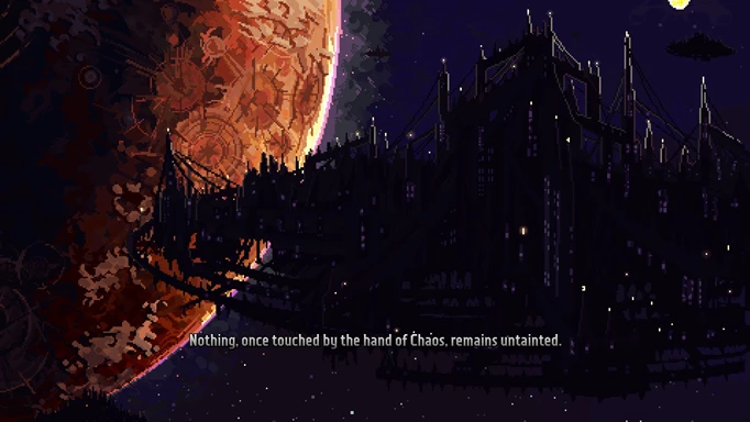 A ship in orbit above a planet called Graia, where Warhammer Boltgun takes place