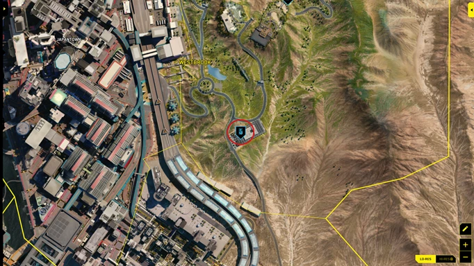 the map location of the Temperance Tarot Card in Cyberpunk 2077
