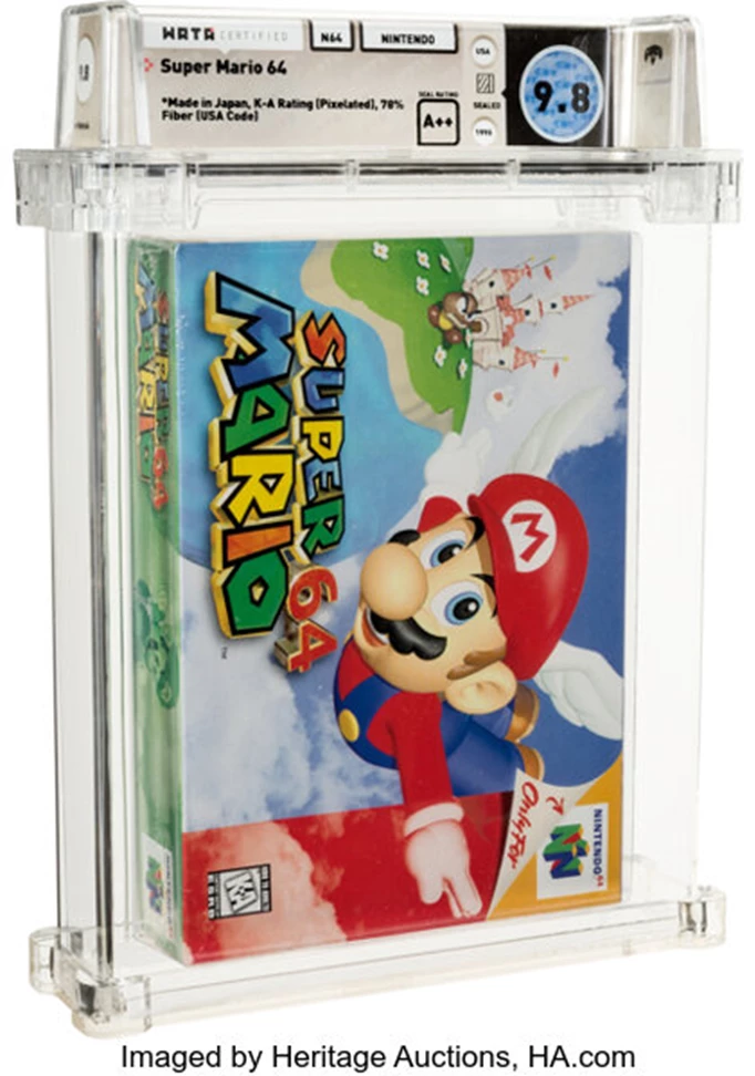Super Mario 64 most expensive game sold