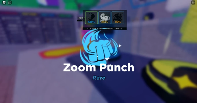 The Zoom Punch ability used in Anime Battlegrounds Y for Roblox
