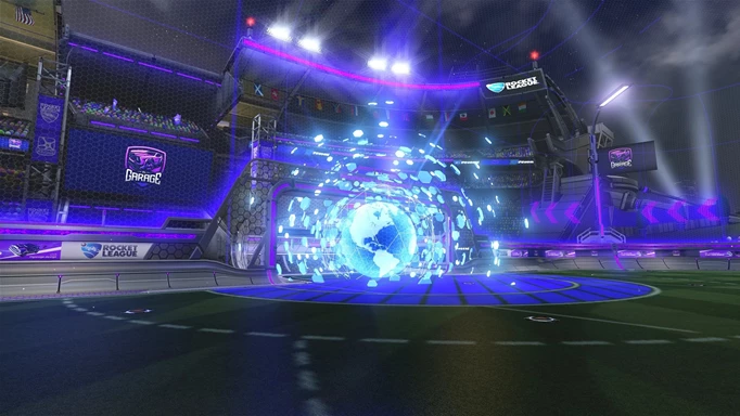 the Digiglobe Rocket League goal explosion