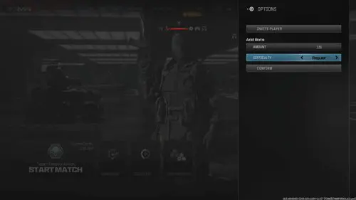 How to add bots in MW3 in a private lobby
