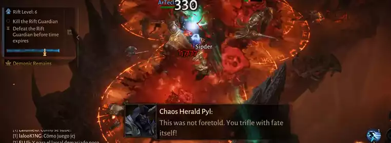 Diablo Immortal Demonic Remains: How To Beat Chaos Herald Pyl