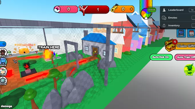 Screenshot of Kick Door Simulator gameplay