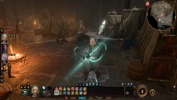 an image of a Wizard using a Necromancy spell in Baldur's Gate 3