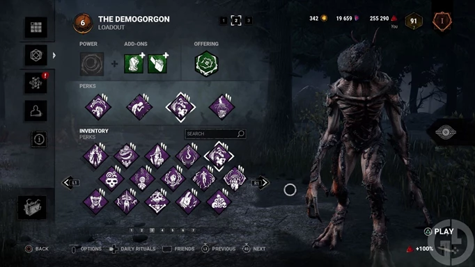 The Generator Exhaustion build and The Demogorgon in Dead by Daylight