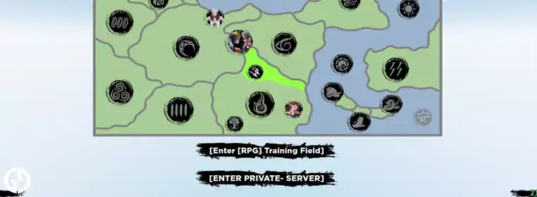 Shindo Life private server codes for Training Field