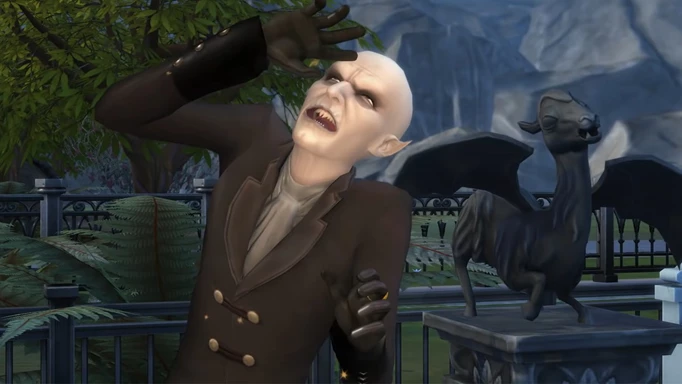 Vlad in the sun, from Sims 4 Vampires