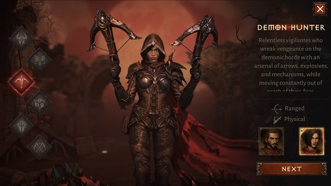 Diablo Immortal Class Tier List Demon Hunter