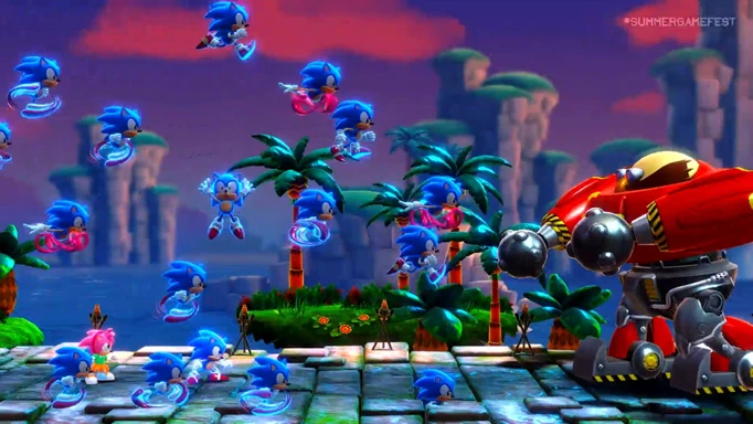 Screenshot of Sonic in Sonic Superstars