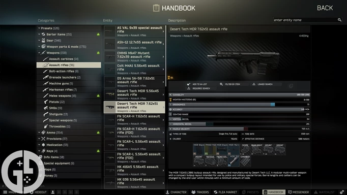 Image of the 7.62 MDR in Escape from Tarkov