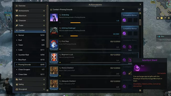 Lost Ark Amethyst Shards: How to Get Them & Exchange Merchant Location