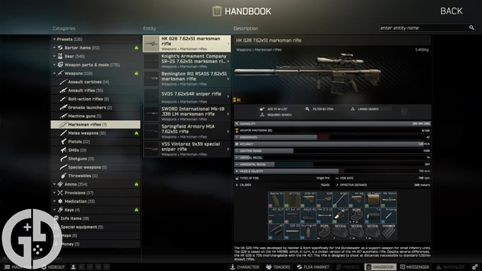 Image of the HK G28 in Escape from Tarkov