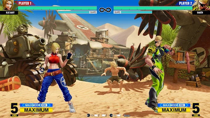 King of Fighters XV: Blue Mary faces off against Ramon