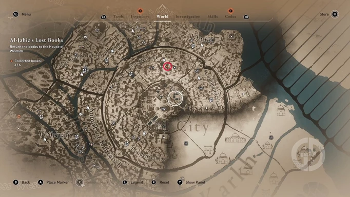 the Assassin's Creed Mirage 'A Gift For You' Enigma reward location