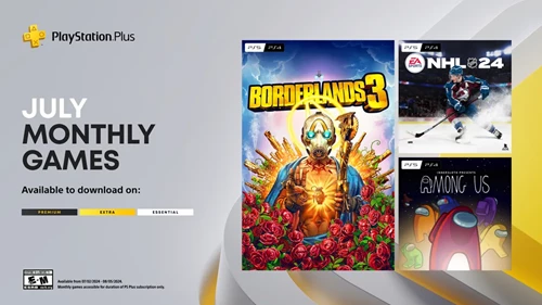July's PlayStation Plus games include Borderlands 3 & Crisis Core
