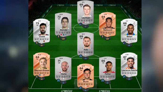 Image of the Give Me Five cheapest Hybrid Leagues SBC solution in EA FC 24