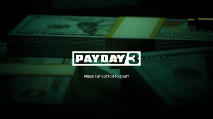 PAYDAY 3 Title Screen