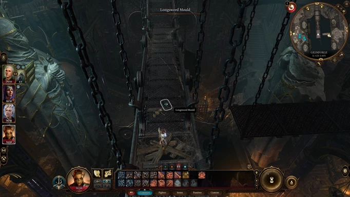 an image of the Longsword Mould location in the Baldur's Gate 3 Adamantine Forge