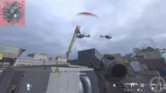 Helicopters flying overhead in Modern Warfare 3