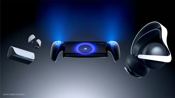 The PULSE Explore earbuds, the PlayStation Portal and the PULSE Elite headset.