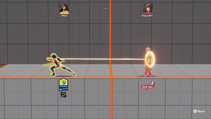 Wonder Woman uses her neutral-special in MultiVersus.