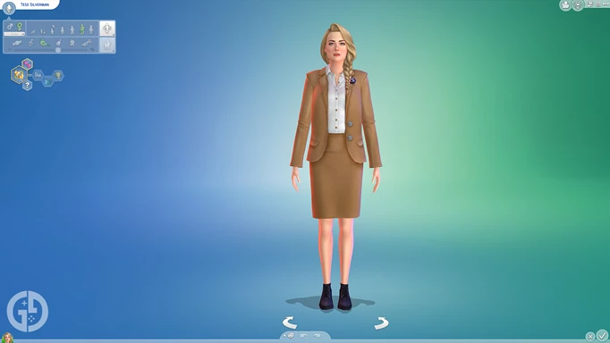 Image of a career outfit in The Sims 4