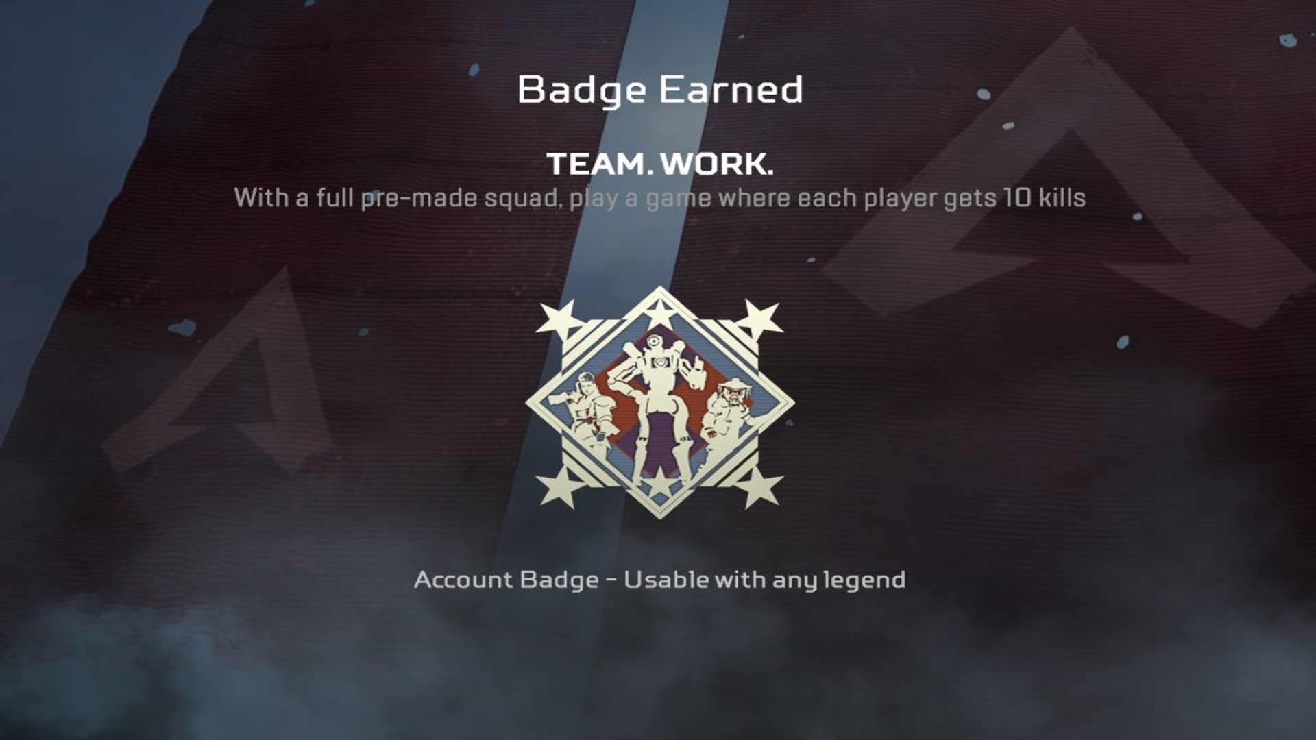 How to get the Apex Legends Teamwork Badge