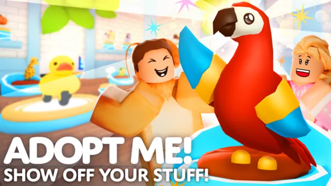 key art for adopt me, one of the best roblox games